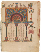 Gospel with Two Eusebian Canon Tables